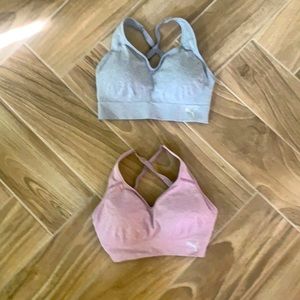 2 puma sports bras, size medium, runs small